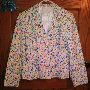 Womens /Blazer floral print /Liz Claiborne/sz.16